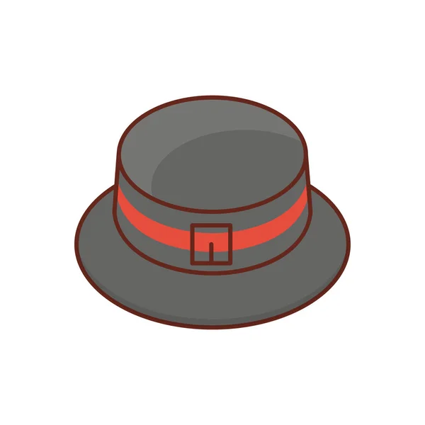 Chapeau Illustration Vectorielle Sur Fond Transparent Symboles Qualité Supérieure Ligne — Image vectorielle