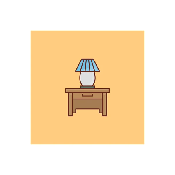 Lamp Vector Illustration Transparent Background Premium Quality Symbols Vector Line — 스톡 벡터