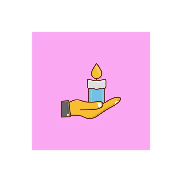 Diwali Candle Vector Illustration Transparent Background Premium Quality Symbols Vector — 스톡 벡터