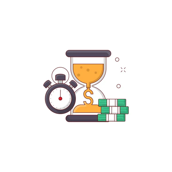 hourglass vector illustration on a transparent background.Premium quality symbols.vector line flat icon for concept and graphic design.