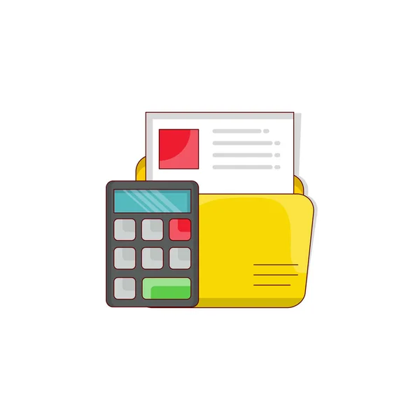 Calculator Papier Vector Illustratie Een Transparante Achtergrond Premium Kwaliteit Symbols — Stockvector