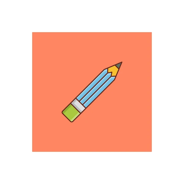 Pencil Vector Illustration Transparent Background Premium Quality Symbols Vector Line — Stock Vector