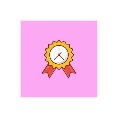 Saydam bir arkaplan üzerinde saat vektör çizimi. Konsept ve grafik tasarım için birinci sınıf kalite semboller.. 