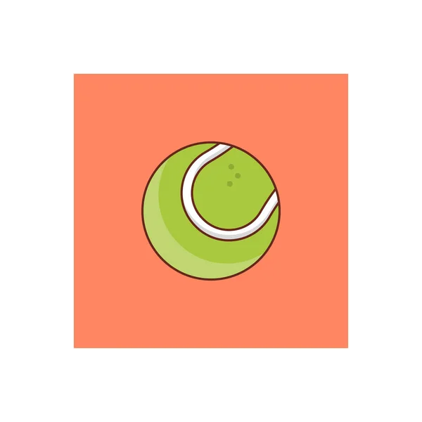 Tennis Ball Vector Illustration Transparent Background Premium Quality Symbols Vector — 图库矢量图片