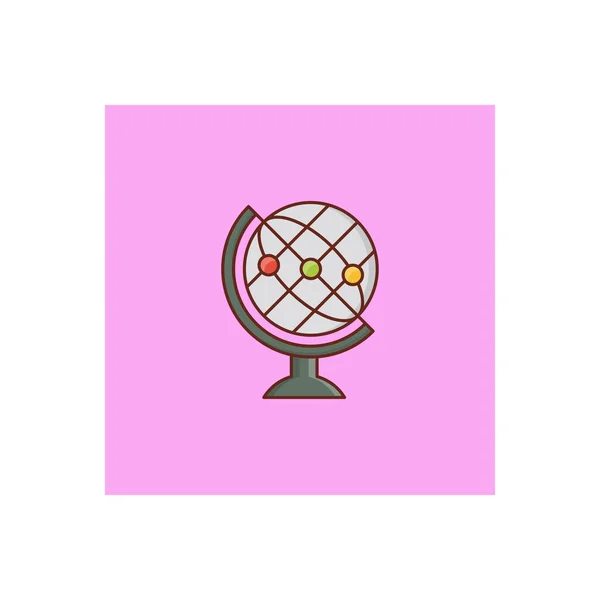 Globe Vector Illustratie Een Transparante Achtergrond Premium Kwaliteit Symbols Vector — Stockvector