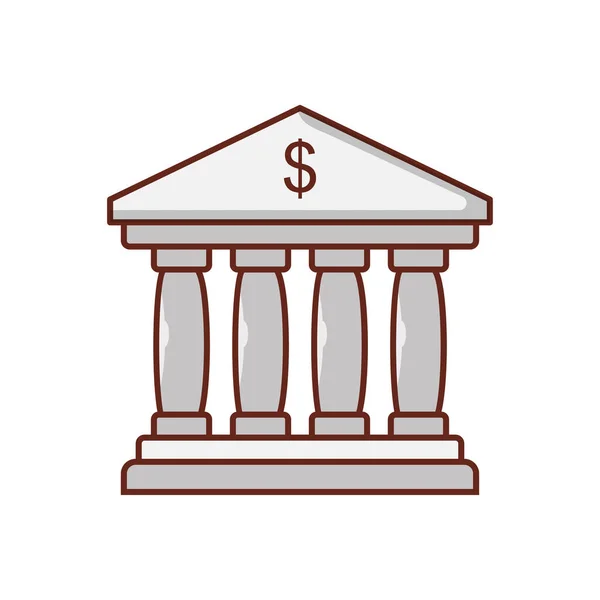 Bank Vector Illustration Transparent Background Premium Quality Symbols Vector Line — Stock Vector