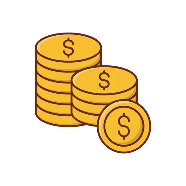 Dollar Vector Illustratie Een Transparante Achtergrond Premium Kwaliteit Symbols Vector — Stockvector
