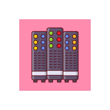 Şeffaf bir arkaplan üzerinde büyük veri vektör illüstrasyonu. Konsept ve grafik tasarım için vektör çizgisi düz simgesi.