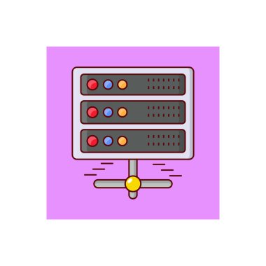 Şeffaf bir arkaplan üzerinde ayrık bağlantı vektör illüstrasyonu.Konsept ve grafik tasarım için mükemmel kalite semboller. vektör çizgisi düz simgesi.