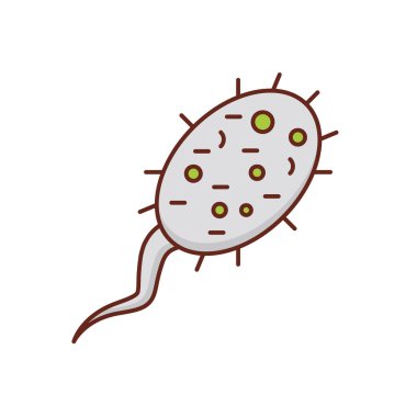 Şeffaf bir arkaplanda doğurganlık vektörü çizimi. Konsept ve grafik tasarım için vektör çizgisi düz simgesi. 