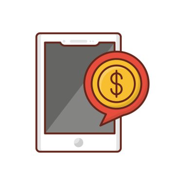 Şeffaf bir arkaplan üzerinde vektör illüstrasyonunu öde. Konsept ve grafik tasarımı için birinci sınıf kalite semboller. vektör çizgisi düz simgesi. 