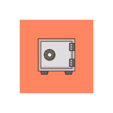 Saydam bir arkaplan üzerinde dolap vektör çizimi. Konsept ve grafik tasarım için mükemmel kalite semboller.. 