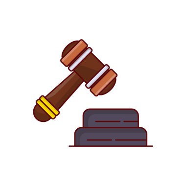 Şeffaf bir arkaplan üzerinde açık artırma vektör illüstrasyonu. Konsept ve grafik tasarımı için birinci sınıf kalite semboller..