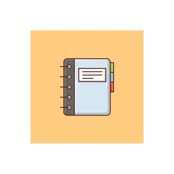 Diary Vector Illustration Transparent Background Premium Quality Symbols Vector Line — Image vectorielle