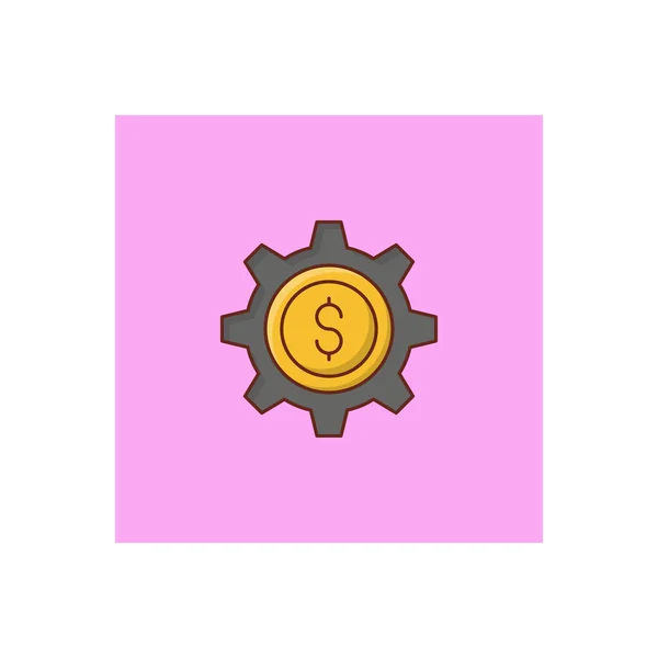 Dólar Ajuste Ilustración Vectorial Sobre Fondo Transparente Premium Calidad Simbols — Archivo Imágenes Vectoriales