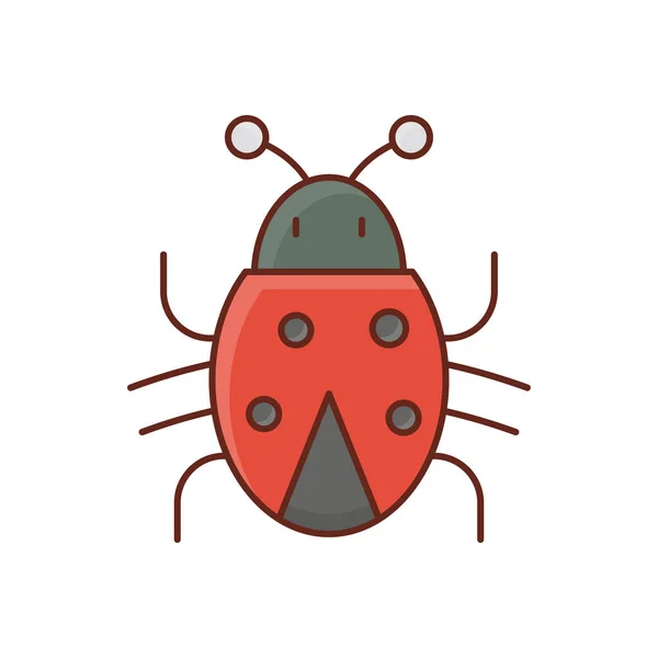 Bug Vector Illustration Transparent Background Premium Quality Symbols Vector Line — Archivo Imágenes Vectoriales