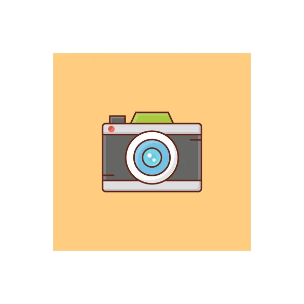 Camera Vector Illustration Transparent Background Premium Quality Symbols Vector Line — Image vectorielle