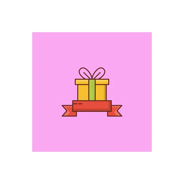 Gift Vector Illustration Transparent Background Premium Quality Symbols Vector Line — Vector de stock