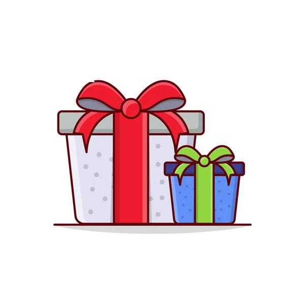 Gift Box Vector Illustration Transparent Background Premium Quality Symbols Vector — 스톡 벡터
