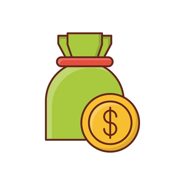 Money Vector Illustration Transparent Background Premium Quality Symbols Vector Line — Stockový vektor