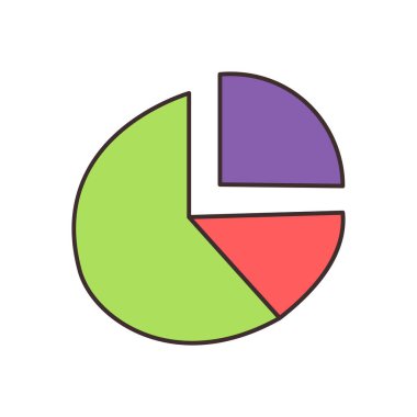 Şeffaf bir arkaplan üzerinde turta vektör çizimi. Konsept ve grafik tasarım için birinci sınıf kalite semboller..