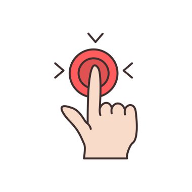 Saydam bir arkaplanda tap vektör çizimi. Konsept ve grafik tasarımı için birinci sınıf kalite semboller..