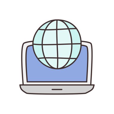 Şeffaf bir arkaplan üzerinde küresel vektör çizimi. Konsept ve grafik tasarımı için birinci sınıf kalite semboller..