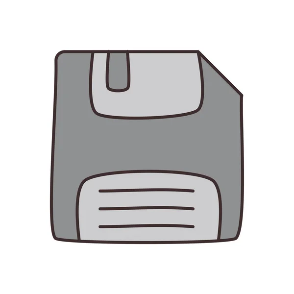 Illustrazione Vettoriale Floppy Uno Sfondo Trasparente Simboli Qualità Premium Icona — Vettoriale Stock