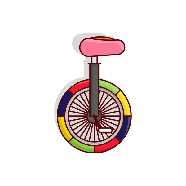 Illustration Vectorielle Monocycle Sur Fond Transparent Symboles Qualité Supérieure Icône — Image vectorielle
