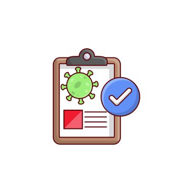 Şeffaf bir arkaplan üzerinde pano vektör çizimi. Konsept ve grafik tasarım için vektör çizgisi düz simgesi. 