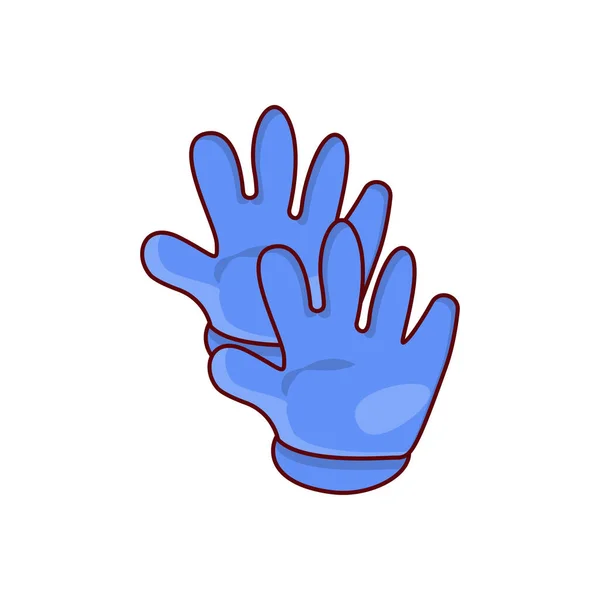 Gloves Vector Illustration Transparent Background Premium Quality Symbols Vector Line — Διανυσματικό Αρχείο