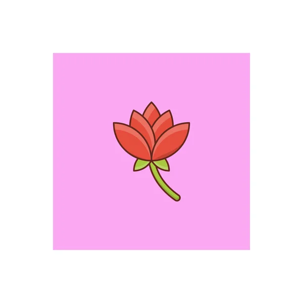 Εικονογράφηση Διάνυσμα Λουλουδιών Διαφανές Φόντο Premium Ποιότητας Συμβολισμού Διάνυσμα Επίπεδη — Διανυσματικό Αρχείο
