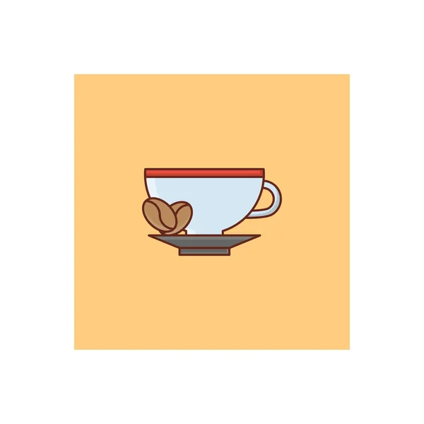 Coffee Vector Illustration Transparent Background Premium Quality Symbols Vector Line — Stockvector