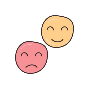 Şeffaf bir arkaplan üzerinde geribildirim vektör çizimi. Konsept ve grafik tasarım için vektör çizgisi düz simgesi.