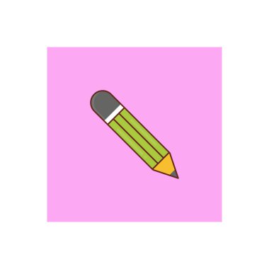 Saydam bir arkaplan üzerinde kalem vektör çizimi. Konsept ve grafik tasarımı için birinci sınıf kalite semboller..