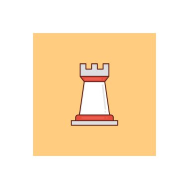 Saydam bir arkaplan üzerinde satranç vektör çizimi. Konsept ve grafik tasarımı için birinci sınıf kalite semboller..