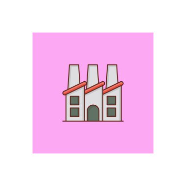 Şeffaf bir arkaplan üzerinde sanayi vektör çizimi. Konsept ve grafik tasarımı için birinci sınıf kalite semboller.. 