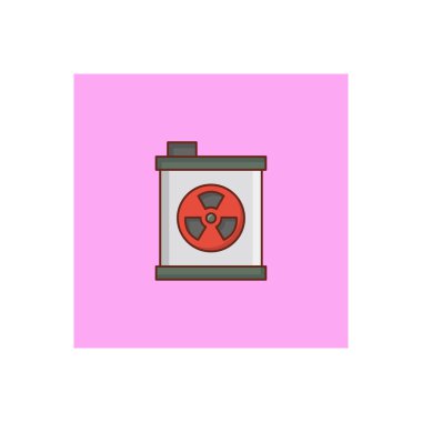 Şeffaf bir arkaplan üzerinde varil vektör çizimi. Konsept ve grafik tasarım için birinci sınıf kalite semboller.. 