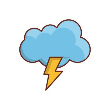 Şeffaf bir arkaplan üzerinde hava vektörü çizimi. Konsept ve grafik tasarımı için birinci sınıf kalite semboller.. 