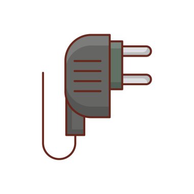 Saydam bir arkaplanda adresleyici vektör çizimi. Konsept ve grafik tasarım için vektör çizgisi düz simgesi. 