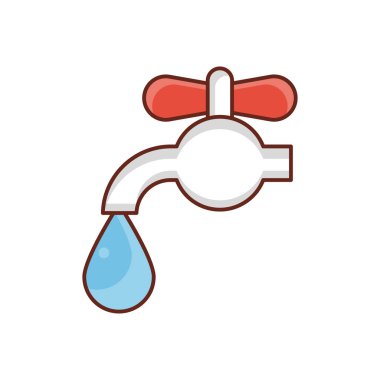 Saydam bir arkaplanda tap vektör çizimi. Konsept ve grafik tasarımı için birinci sınıf kalite semboller.. 