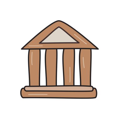 Saydam bir arkaplan üzerinde banka vektör çizimi. Konsept ve grafik tasarım için mükemmel kalite semboller. vektör çizgisi düz simgesi.