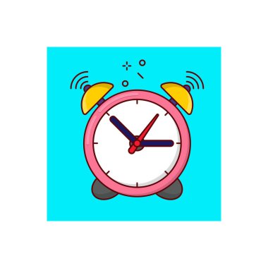 alarm vector illustration on a transparent background.Premium quality symbols.vector line flat icon for concept and graphic design.