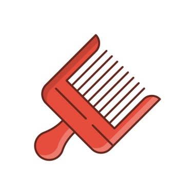 Şeffaf bir arkaplan üzerinde tarama vektör illüstrasyonu. Konsept ve grafik tasarım için vektör çizgisi düz simgesi. 