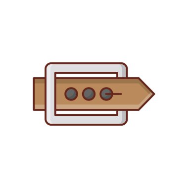 Şeffaf bir arkaplanda kemer vektör çizimi. Konsept ve grafik tasarım için birinci sınıf kalite semboller..