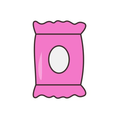 Şeffaf bir arkaplan üzerinde çuval vektör çizimi. Konsept ve grafik tasarım için birinci sınıf kalite semboller..