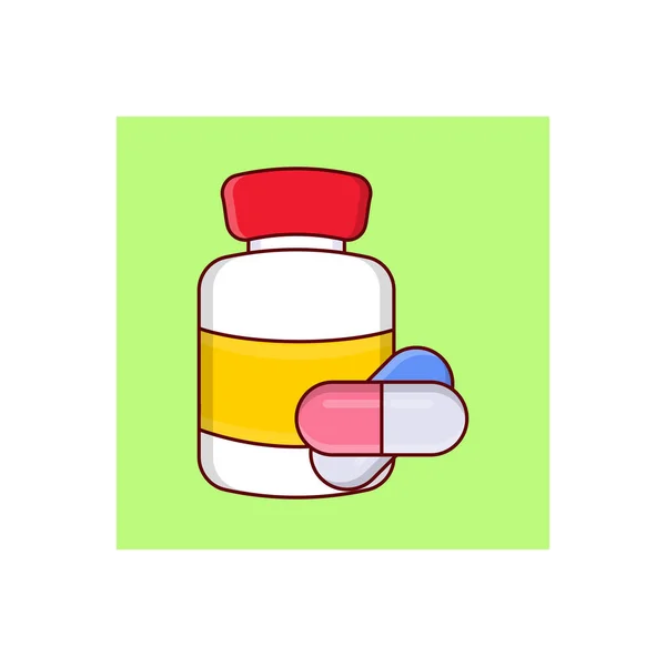 Medicine Vector Illustration Transparent Background Premium Quality Symbols Vector Line — ストックベクタ