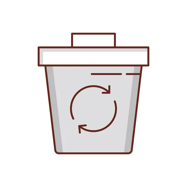 Trash Vektor Illustration Auf Transparentem Hintergrund Premium Qualität Symbols Vector — Stockvektor