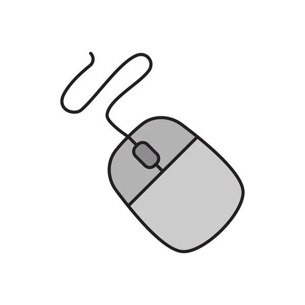 Векторная Иллюстрация Мыши Прозрачном Фоне Премиум Качество Символы Векторная Линия — стоковый вектор
