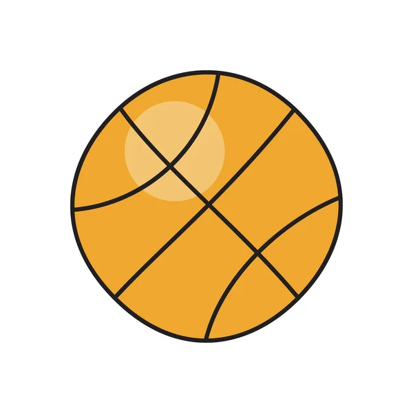 Basketball Vector Illustration Transparent Background Premium Quality Symbols Vector Line — Stock vektor